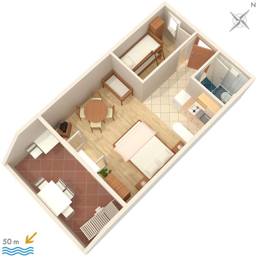 Apartments By The Sea Sumpetar, Omis - 2808 ภายนอก รูปภาพ